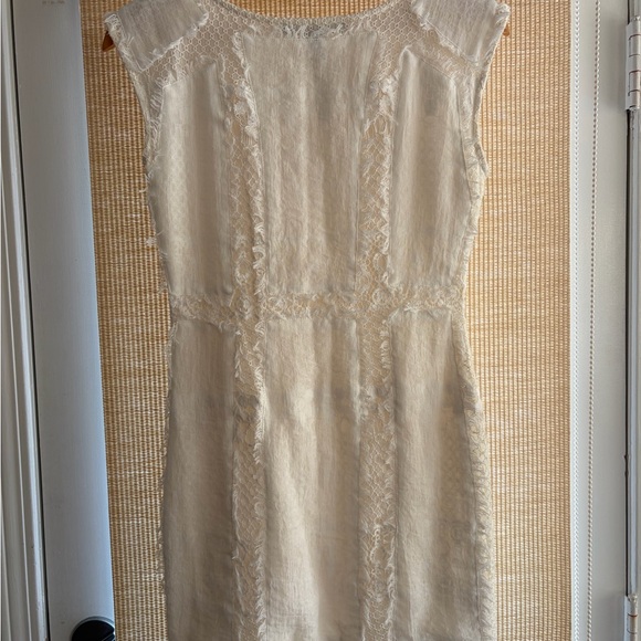 BCBGMaxAzria White Lace Mini Dress - Picture 5 of 9